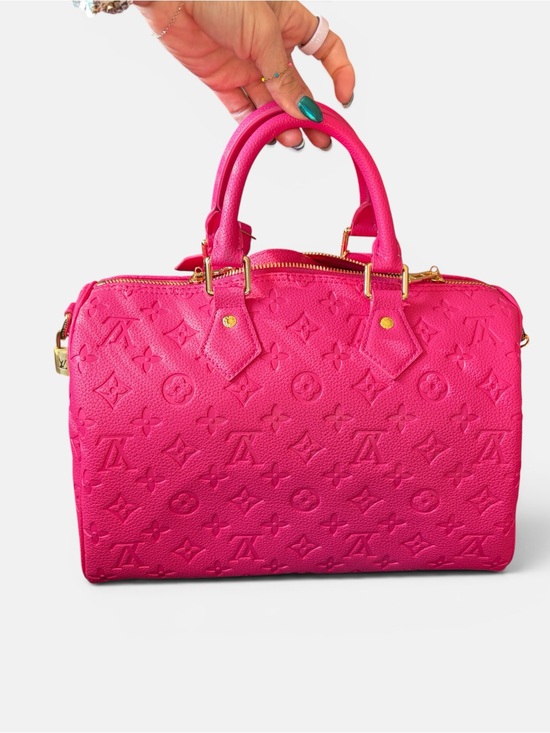 None Handbags - Hot Pink Soft leather speedy